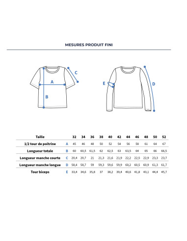 T-Shirt-Schnittmuster Tanger - Ikatee