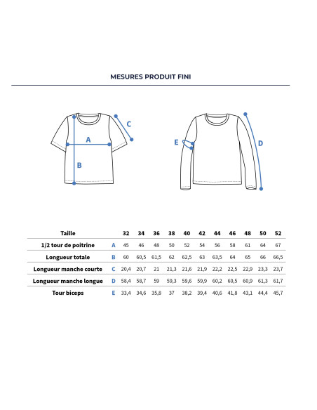 T-Shirt-Schnittmuster Tanger - Ikatee
