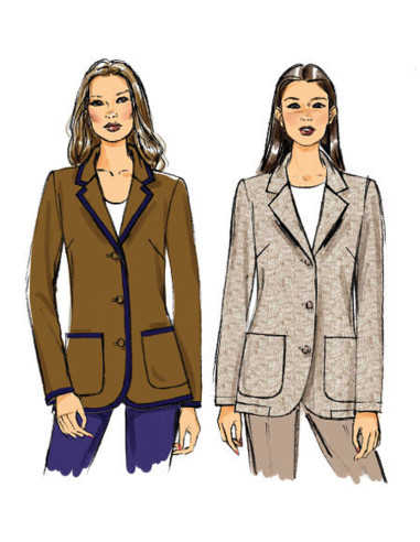 Jackenschnittmuster - Butterick 5926