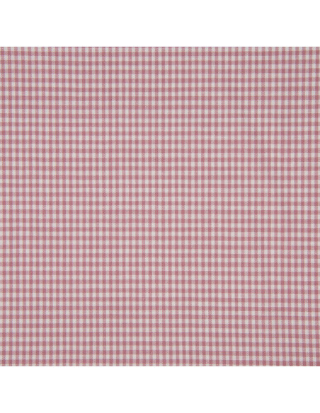 Vichy-Stoff mit kleinen Karos - Altrosa