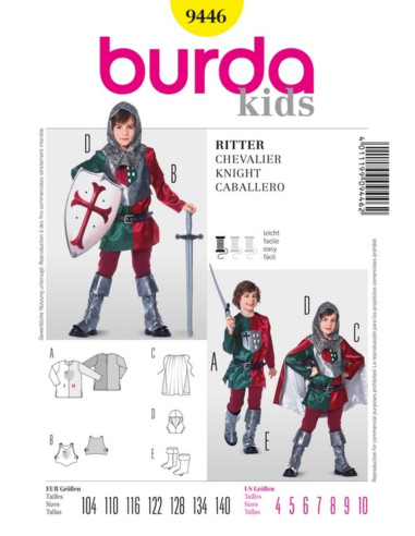 Ritterkostüm - Burda 9446
