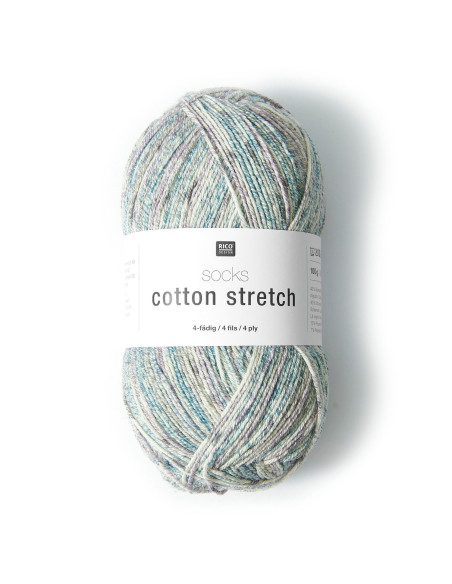Laine Socken Baumwolle Stretch 4 Fäden Rico Design