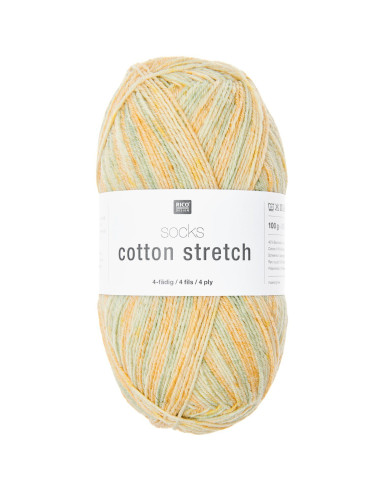 Laine Socken Baumwolle Stretch 4 Fäden Rico Design