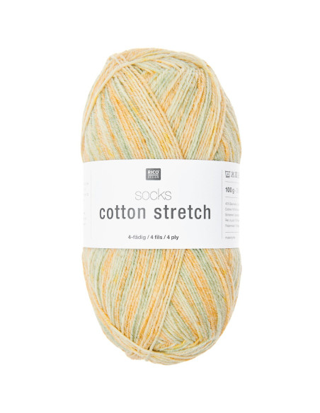 Laine Socken Baumwolle Stretch 4 Fäden Rico Design