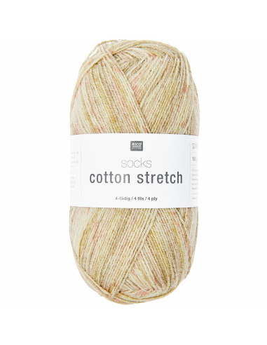 Laine Socken Baumwolle Stretch 4 Fäden Rico Design