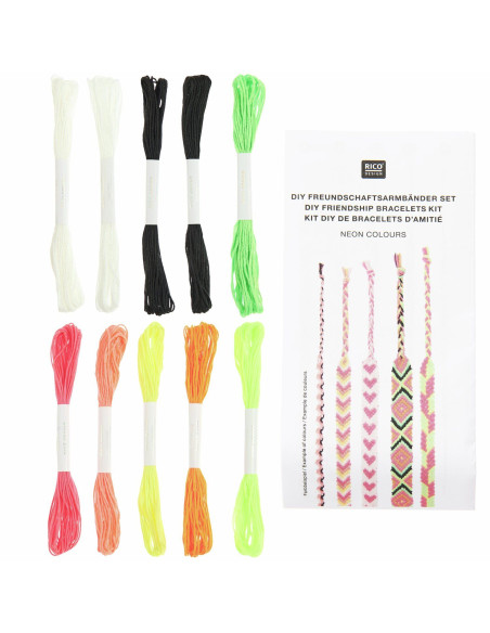 Brasilien-Armband-Kit - Neonfarben