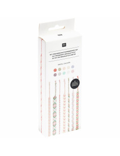 Brasilianisches Armband-Set - Pastellfarben