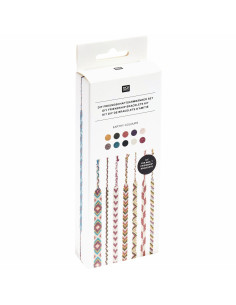 Brasilianisches Armband-Kit - Erdige Farben