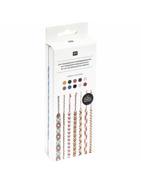 Brasilianisches Armband-Kit - Erdige Farben