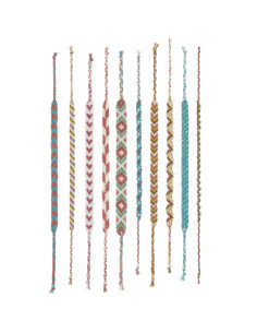 Brasilianisches Armband-Kit - Erdige Farben 2
