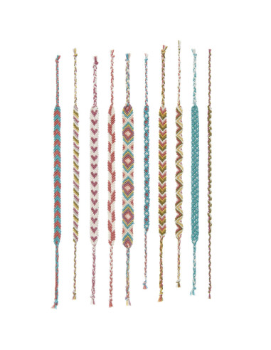 Brasilianisches Armband-Kit - Erdige Farben