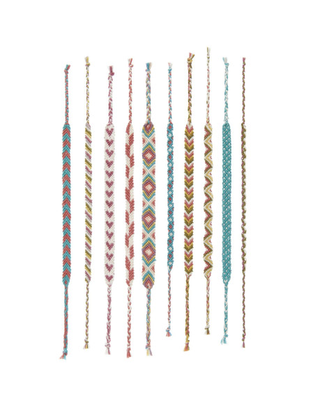 Brasilianisches Armband-Kit - Erdige Farben