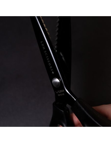 Schwarze Zickzackschere Midnight 23 cm LDH
