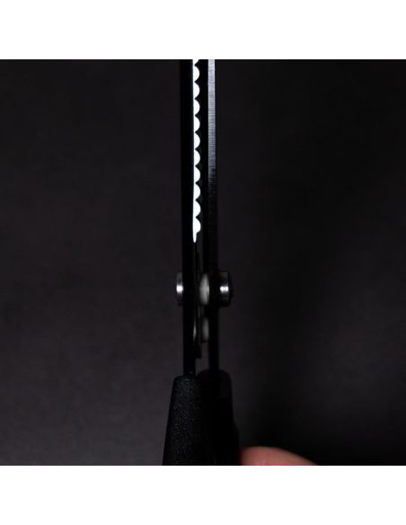 Schwarze Zickzackschere Midnight 23 cm LDH