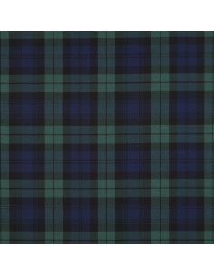 Schottisches Tartan-Gewebe - Blau und Grün 2