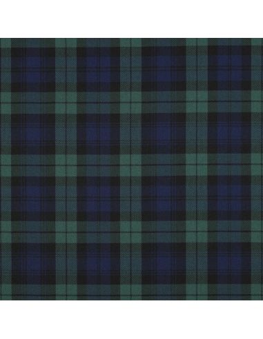Schottisches Tartan-Gewebe - Blau und Grün