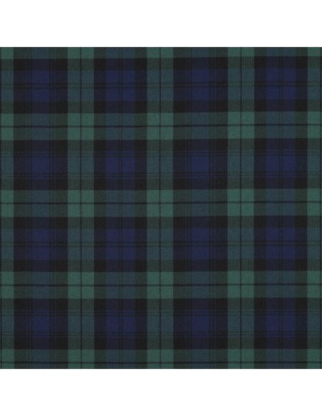 Schottisches Tartan-Gewebe - Blau und Grün