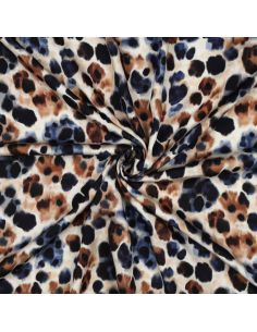Viskosestoff mit Satin-Effekt - Wild Chic Ecru