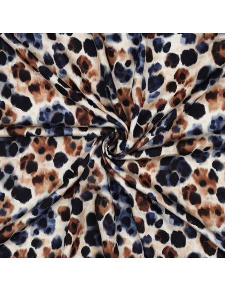 Viskosestoff mit Satin-Effekt - Wild Chic Ecru