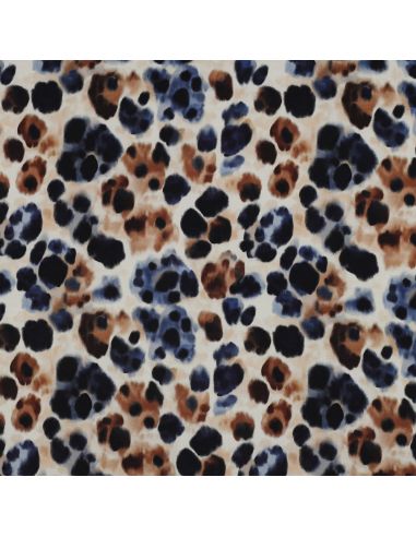 Viskosestoff mit Satin-Effekt - Wild Chic Ecru