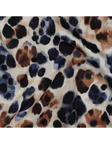 Viskosestoff mit Satin-Effekt - Wild Chic Ecru