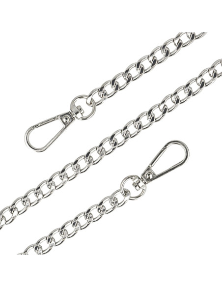 Kettengurt für Handtasche 120 cm - Silber