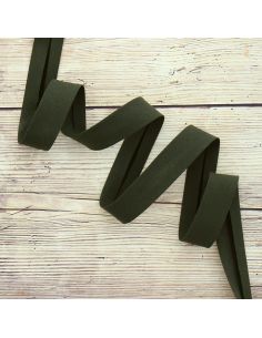Bio-Baumwollschrägband - Militärgrün