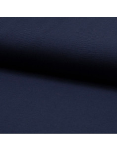 Piqué-Baumwollstoff für Poloshirts - Marineblau