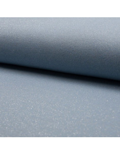 Glitzernder Sweatstoff - Himmelblau
