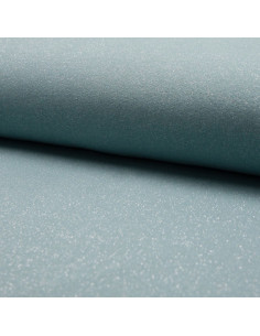 Glitzernder Sweatstoff - Minzgrün