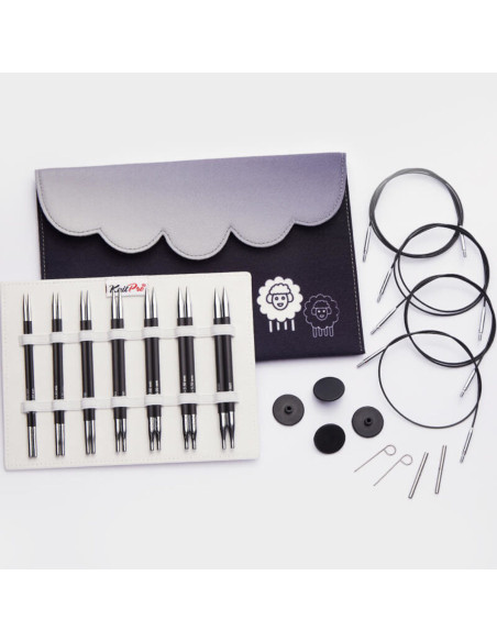 KnitPro Karbonz Rundstricknadel-Set