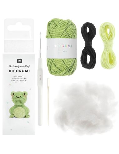 Mini-Häkelset Ricorumi - Frosch