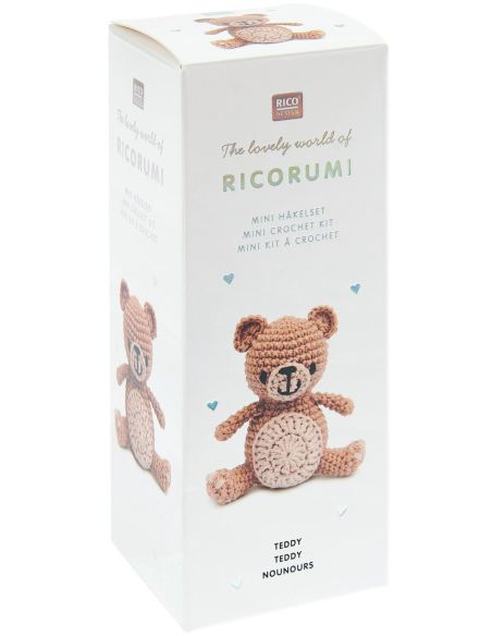 Mini-Häkelset Ricorumi - Bär