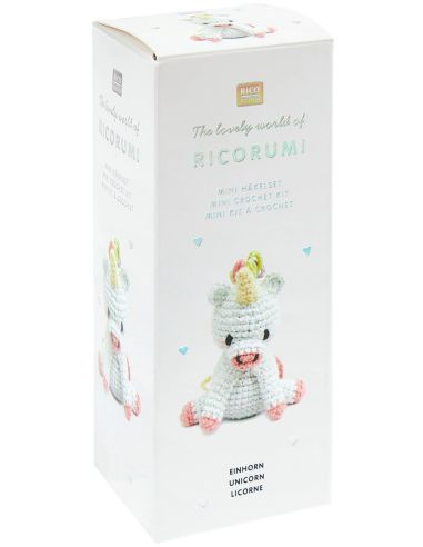Mini-Häkelset Ricorumi - Einhorn