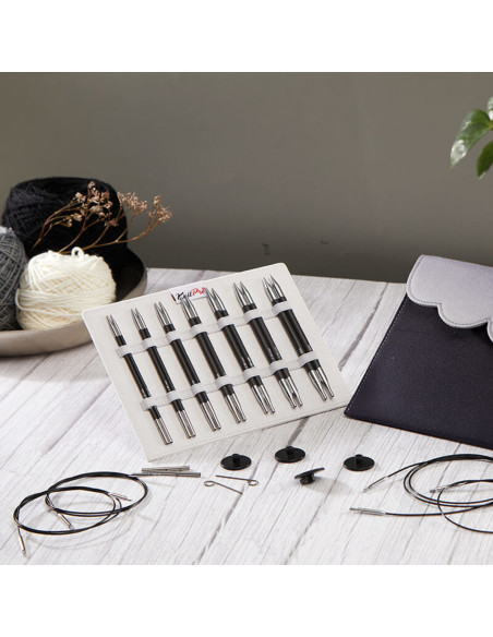 KnitPro Karbonz Rundstricknadel-Set