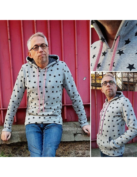 Sweatshirt-Schnittmuster für Herren Der Lässige - Les BG
