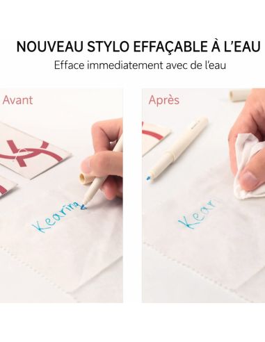 Stylo effaçable à l'eau - Blanc