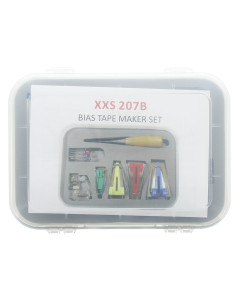 Deluxe Schrägbandgerät-Set 6-in-1 mit Ahle und Nähfuß