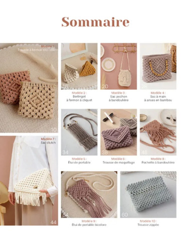 Livre sacs & accessoires en macramé