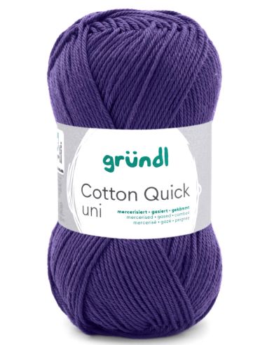 Baumwollgarn Quick Uni Gründl