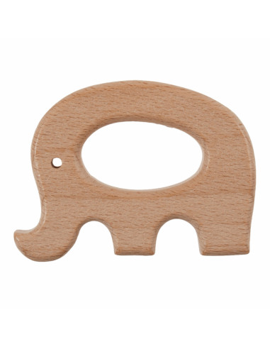 Beißring aus Holz - Elefant