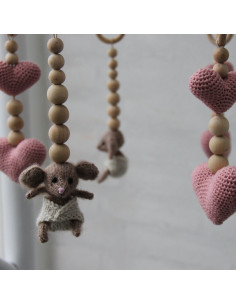 Holzperlen für Rasseln, Schnullerketten für Babys