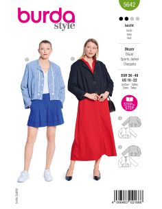 Patron de blazer - Burda 5642
