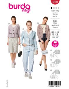 Patron de blazer - Burda 5649