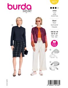 Patron de veste - Burda 5671