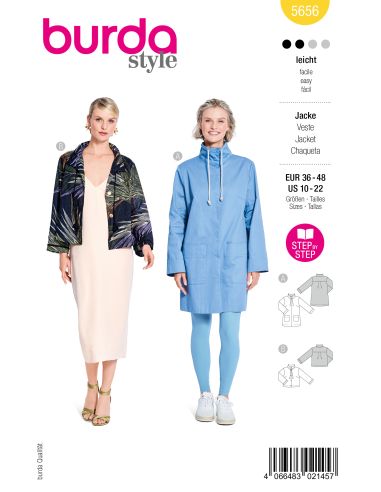 Patron de parka - Burda 5656
