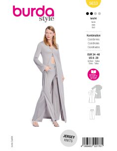 Patron de veste et pantalon - Burda 5633