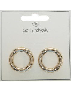 Karabiner-Ringe für Taschen - Gold