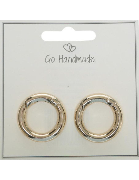 Karabiner-Ringe für Taschen - Gold