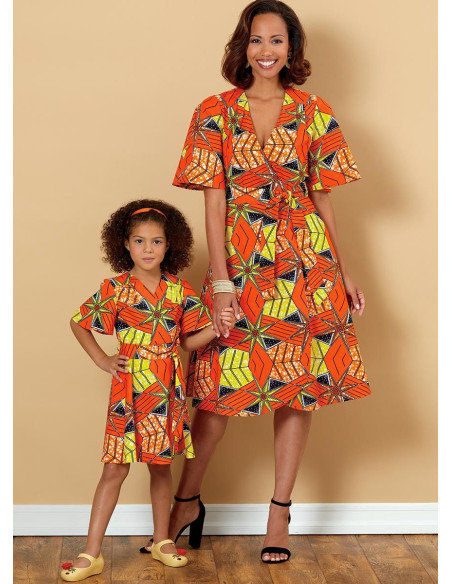 Kleid- und Gürtelmuster - Butterick 6654